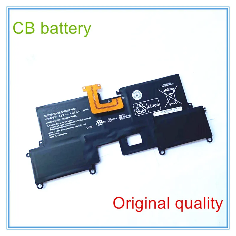 7 5 V 4125mAh Оригинальный Новый VGP BPS37 батареи ноутбука для SVP1121 SVP11227SCB ультрабук 31WH|new