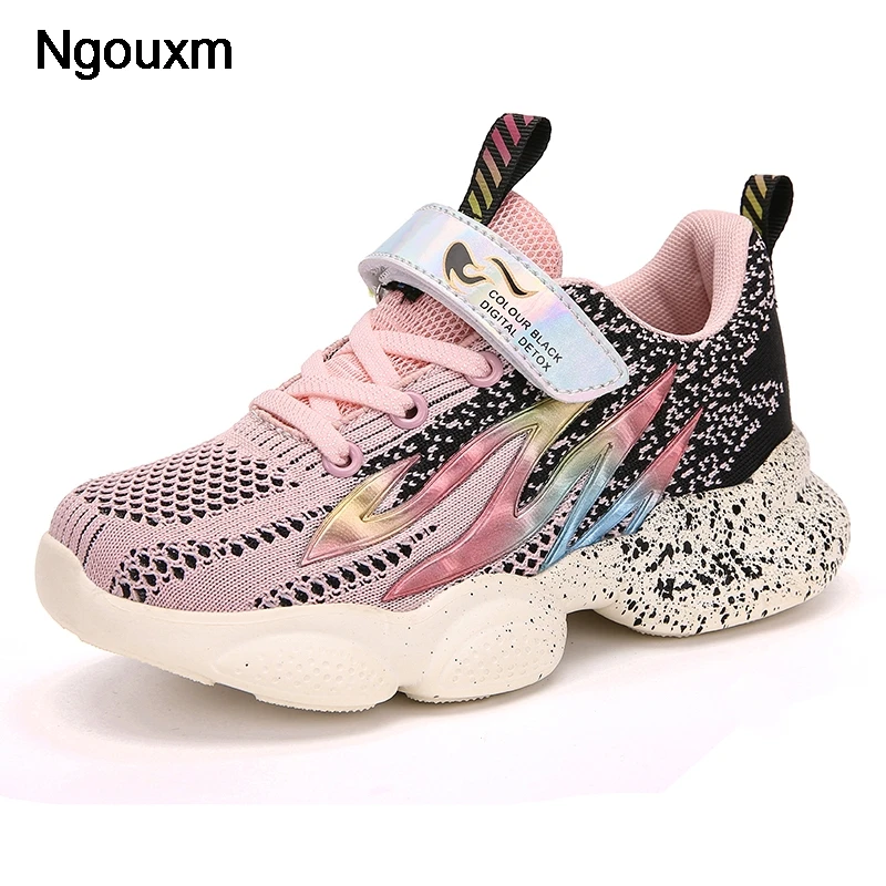 Детские кроссовки Ngouxm Летняя Повседневная дышащая сетчатая обувь для
