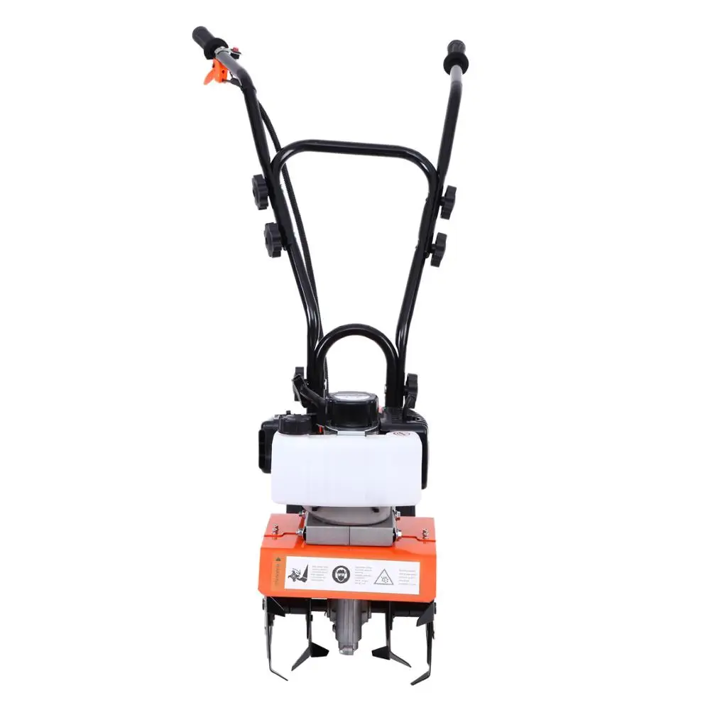 Бензиновый садовый мини культиватор 2 тактный двигателя 52cc Rotavator почва