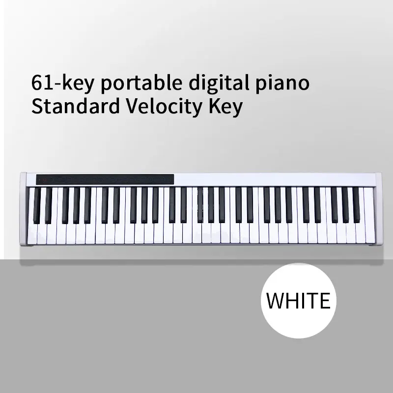 Высокое качество 88 ключ Профессиональный usb MIDI цифровой электронный контроллер клавиатура пианино для музыкального biginner Группа обучения пианино - Цвет: 61k whith no light