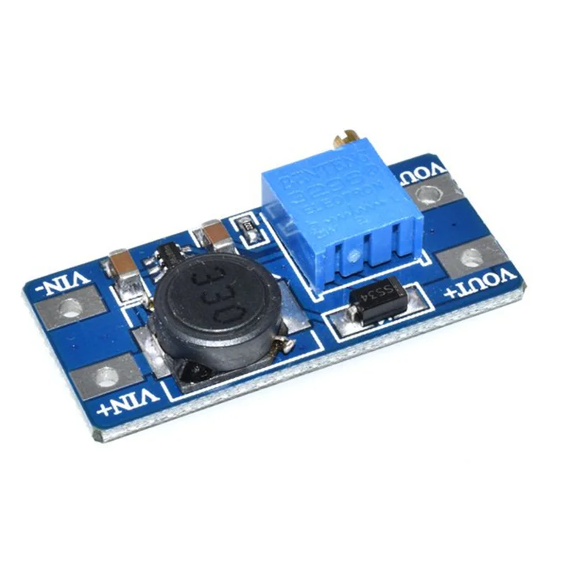 Регулируемый Улучшенный модуль MT3608 DC 2А с микро usb 2 в 24 В до 5 9 12 28 в|2a boost module|dc-dc step-up