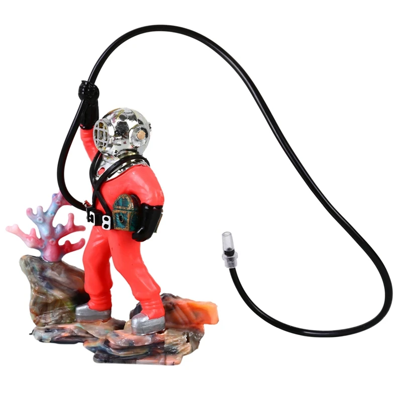 Aquar1um Ornament Fish Tank Decoration Funny Diver Design 1pcs New Unique Treasure Hunter Action Figure Tank. | Дом и сад