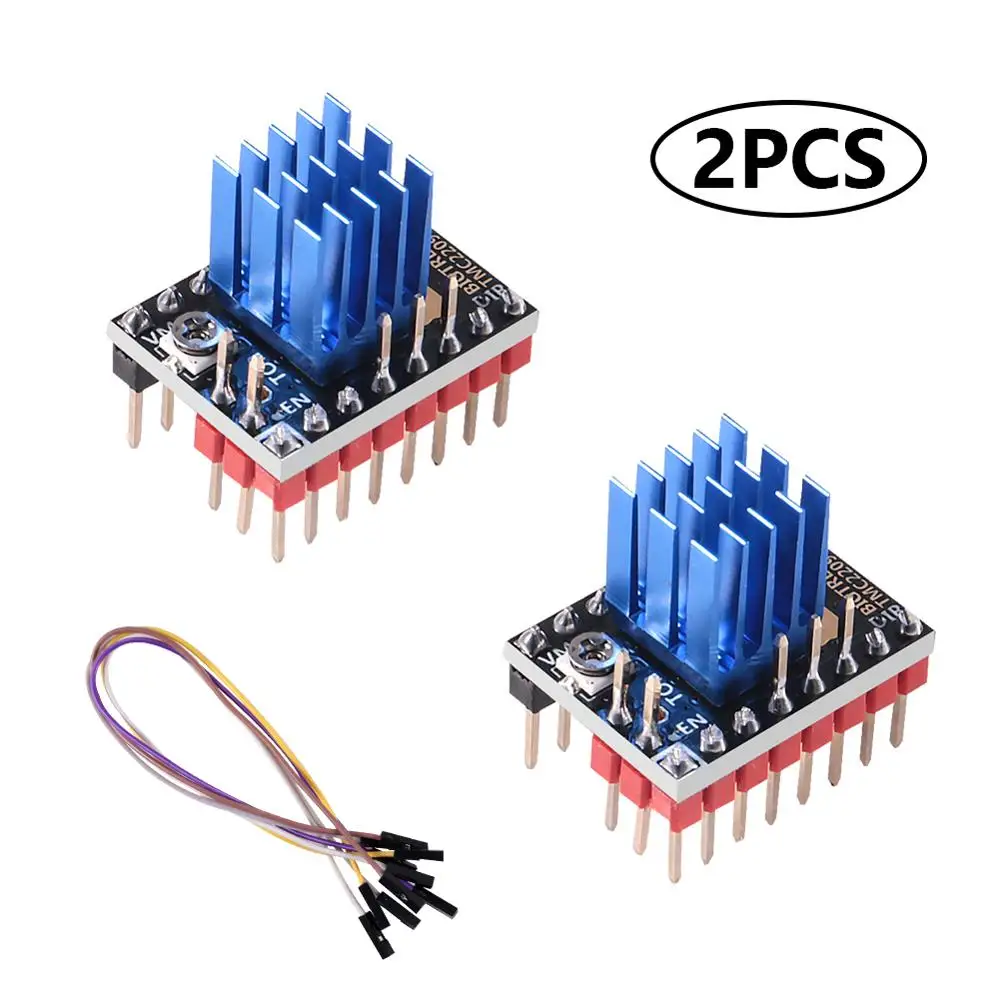 TMC2209 V1.2 Драйвер шагового двигателя 2.8A пиковый драйвер 3D части принтера для Ender 3 SKR