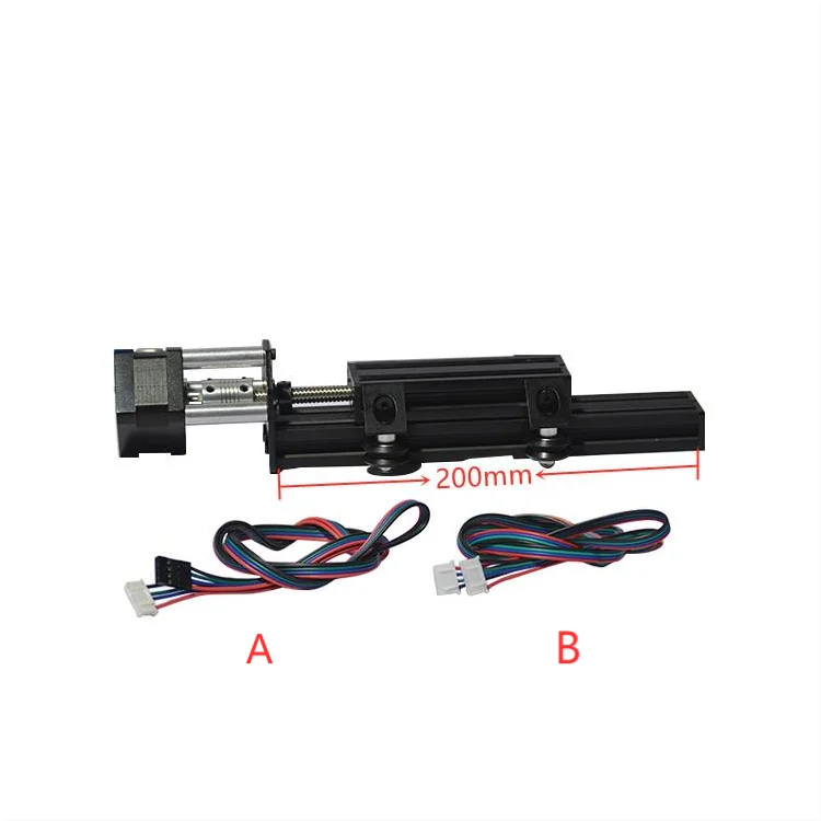Nema 42 Шаговый двигатель Линейный модуль шарикового винта Раздвижные Настольная