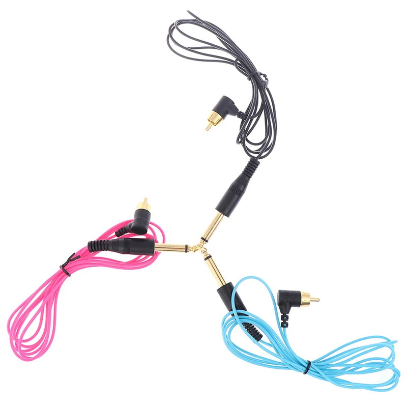 3 цвета новинка 90 градусов прямоугольный для тату Rca шнур штекер зажим