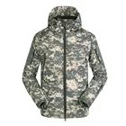 Мужская тактическая уличная Военная камуфляжная водонепроницаемая куртка с мягкой оболочкой зимние теплые флисовые летные пальто большого размера одежда для охоты
