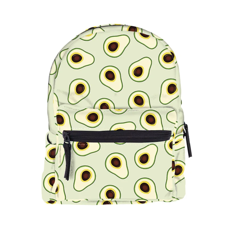 Рюкзак с 3D принтом mochila Avocado зеленый женская сумка mochilas mujer новые школьные рюкзаки