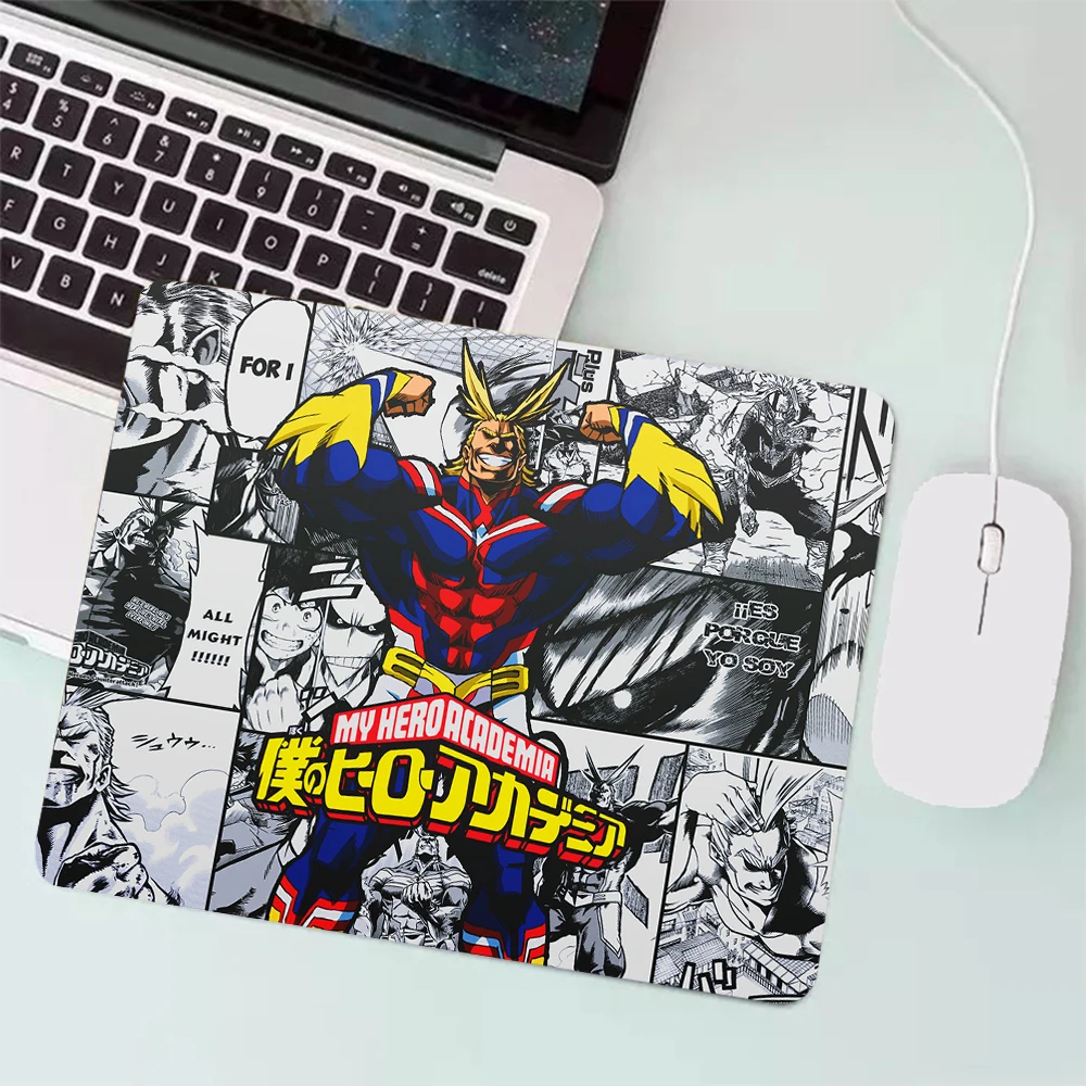 

My Hero Academia All Might Small Gaming Mouse Pad PC Gamer Keyboard Mousepad Computer Mouse Mat Laptop Anime Mause pad Desk Mat