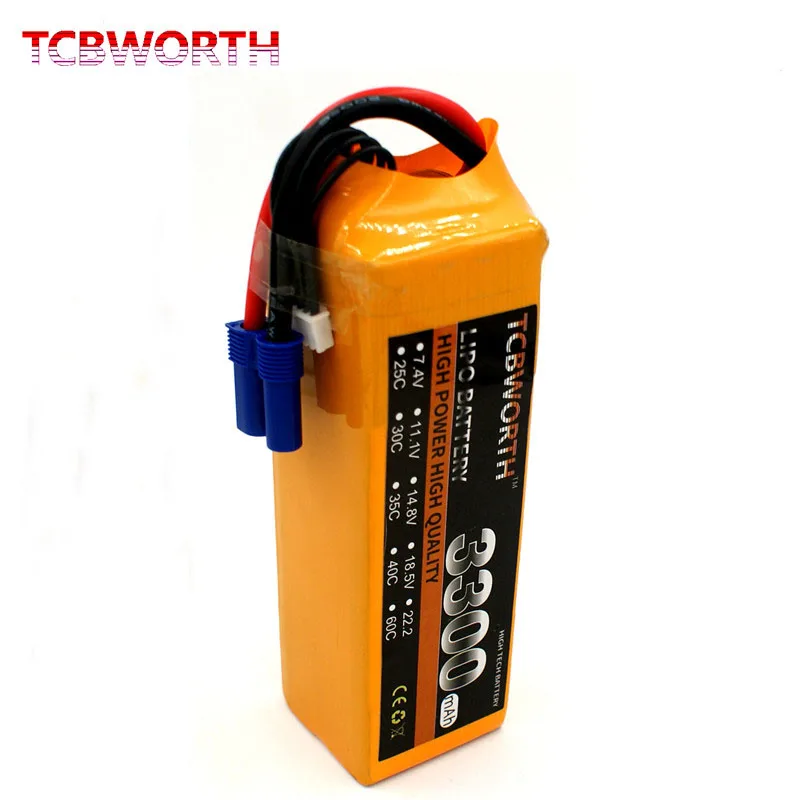 tcbworth rc вертолетный липо батарея 6s