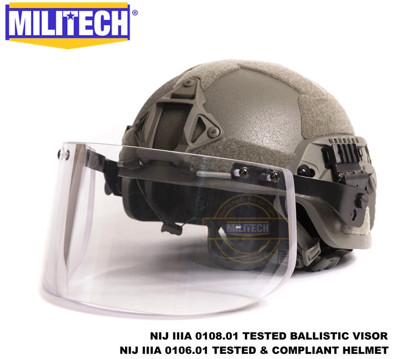 MILITECH FG MICH ACH ARC OCC циферблат лайнер NIJ уровень IIIA 3A арамидный пуленепробиваемый