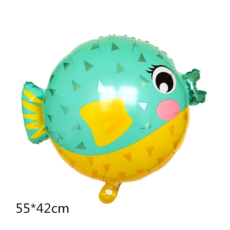 1 шт. морской конь дельфин краб морская звезда рыба животные воздушный шар для