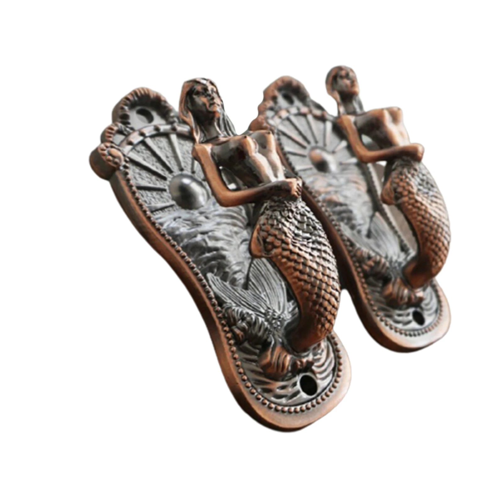 

Vintage Mermaid Decorative Hook Wall Mount Curtain Coat Hat Hook Wall Art Decor CANQ889