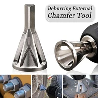 new stainless steel chamfering tool woodworking chamfer grinding angle trimming remove burr tools for drill bit