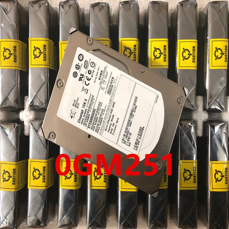 

90% New HDD For Dell 300GB 3.5" SAS 64MB 15000RPM For Internal HDD For Enterprise Class HDD For ST3300655SS 0GM251 GM251