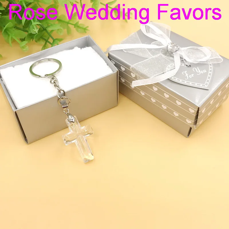 (20 шт./лот) Бесплатная доставка + выбор брелок с крестом из кристаллов подарок на