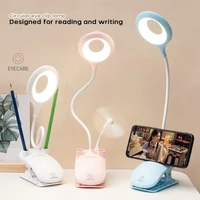 table lamp led desk lamp touch clip study lamps usb power supply desk lamp flexible foldable eye protection reading book lights