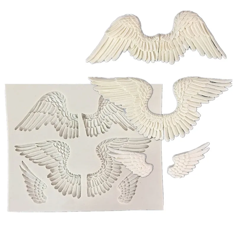 1 шт. силиконовая форма ангельские крылья для украшения торта|Формы тортов| |