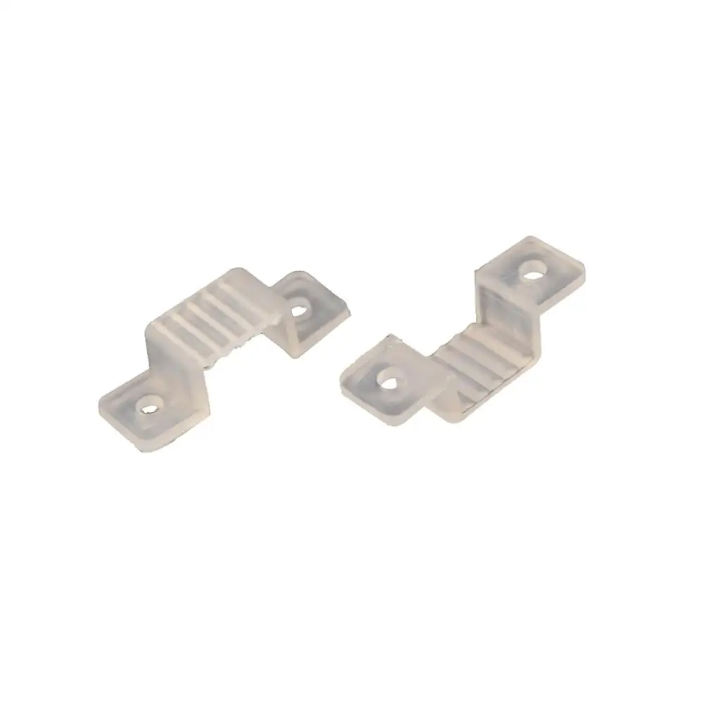 50 шт./лот 10 12 мм светодиодный крепления силиконовый монтажный зажимы для 220 В 5050 3528