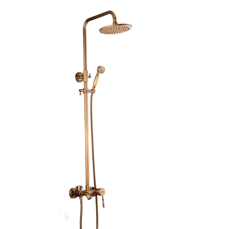 

Shower set, in-wall antique shower, wall-mounted bathroom