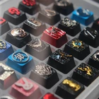 Прямая поставка ESC Keycap пользовательские алюминиевого сплава колпачки для механической клавиатуры CS DVA FATE R4 высоты стереоскопического