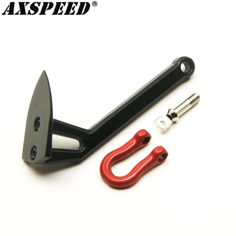 

Тяжелая лебедка AXSPEED 1/10 RC на гусеничном ходу, якорь с буксировочным крюком, Крепежное кольцо для Axial SCX10 D90 Tamiya CC01 Traxxas TRX4, детали