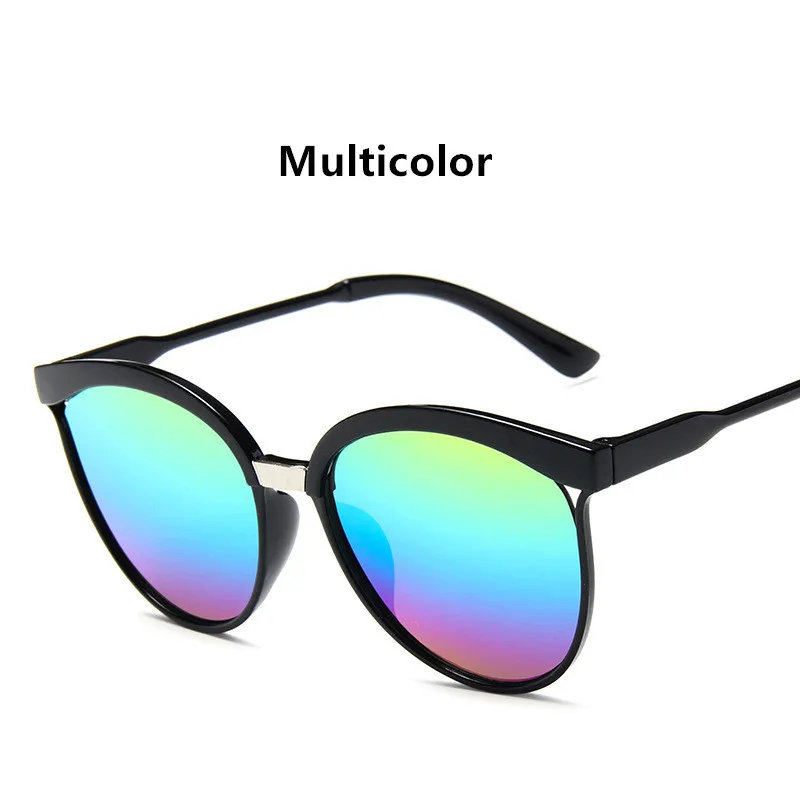 multicolor 1 шт., бренд, кошачий глаз, стильные солнцезащитные очки для женщин, роскошные пластиковые солнцезащитные очки, классические ретро очки для улицы, солнцезащитные очки для рыбалки - Цвет: multicolor
