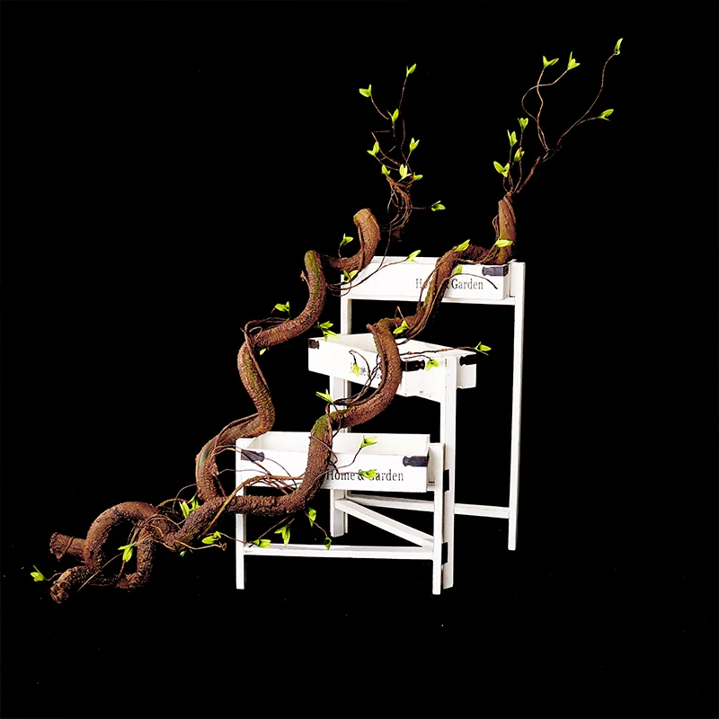 160 см большое искусственное дерево ветки зеленое Liana ротанг искусственные для