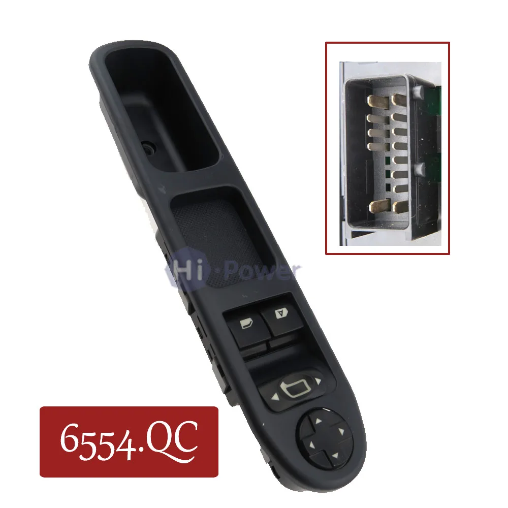 6554.QC 6554.qc Interrupteur оконные переключатели для PEUGEOT 307 SW CC 307SW 307CC|Переключатели и