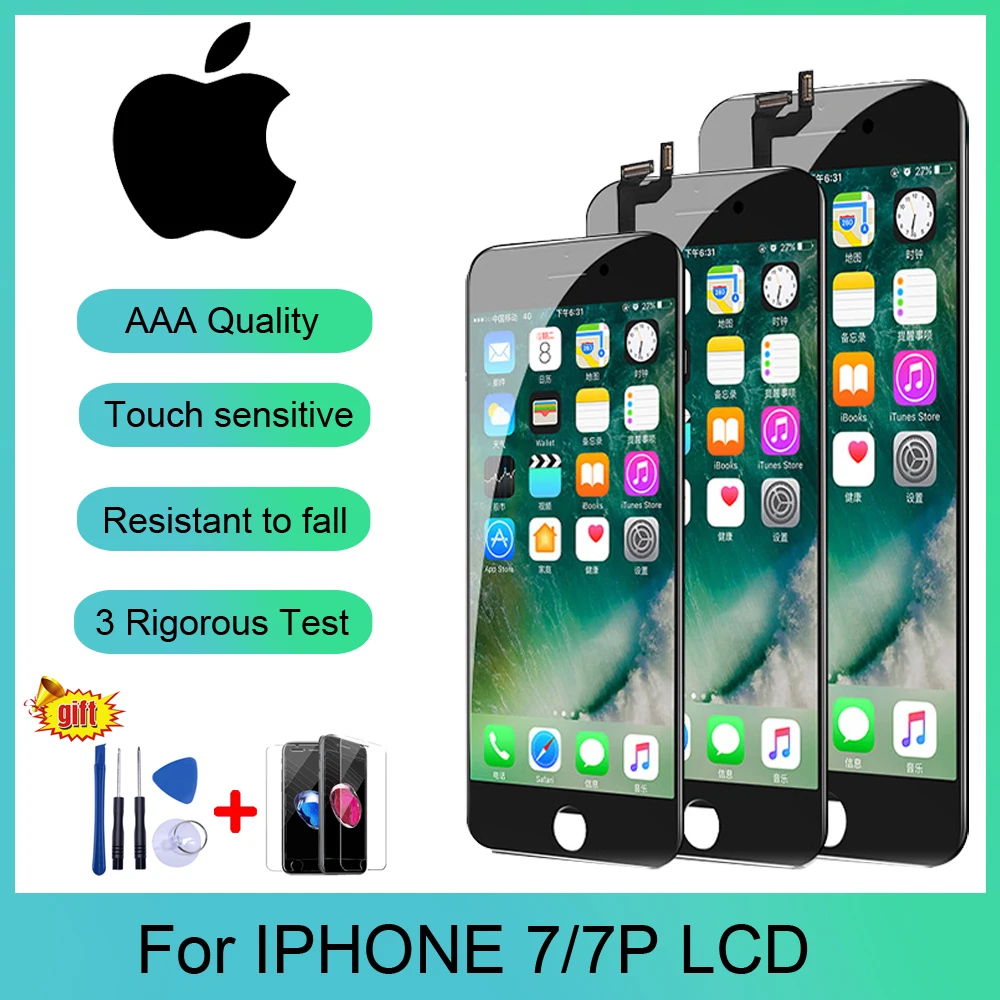 AAAA класс для iPhone 7 ЖК дисплей с 3D силой кодирующий преобразователь сенсорного
