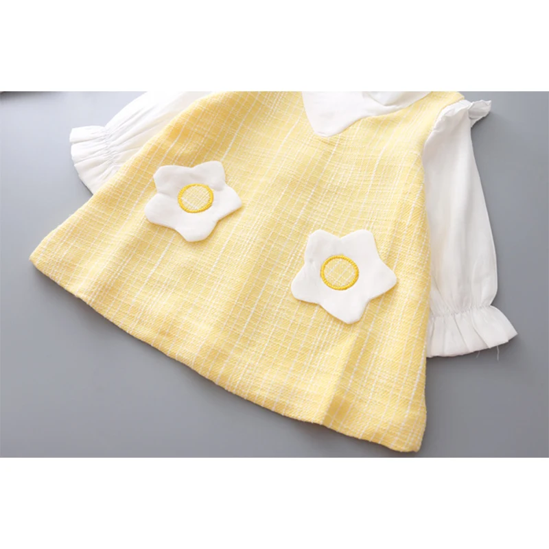 Новое корейское платье для маленьких девочек vestido Infantil/платье пачка принцессы с