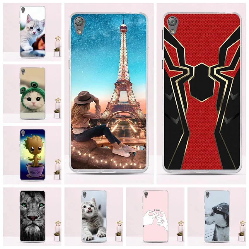 Чехол для Sony Xperia E5 мягкий силиконовый чехол из ТПУ телефона бампер E 5 F3311 F3313