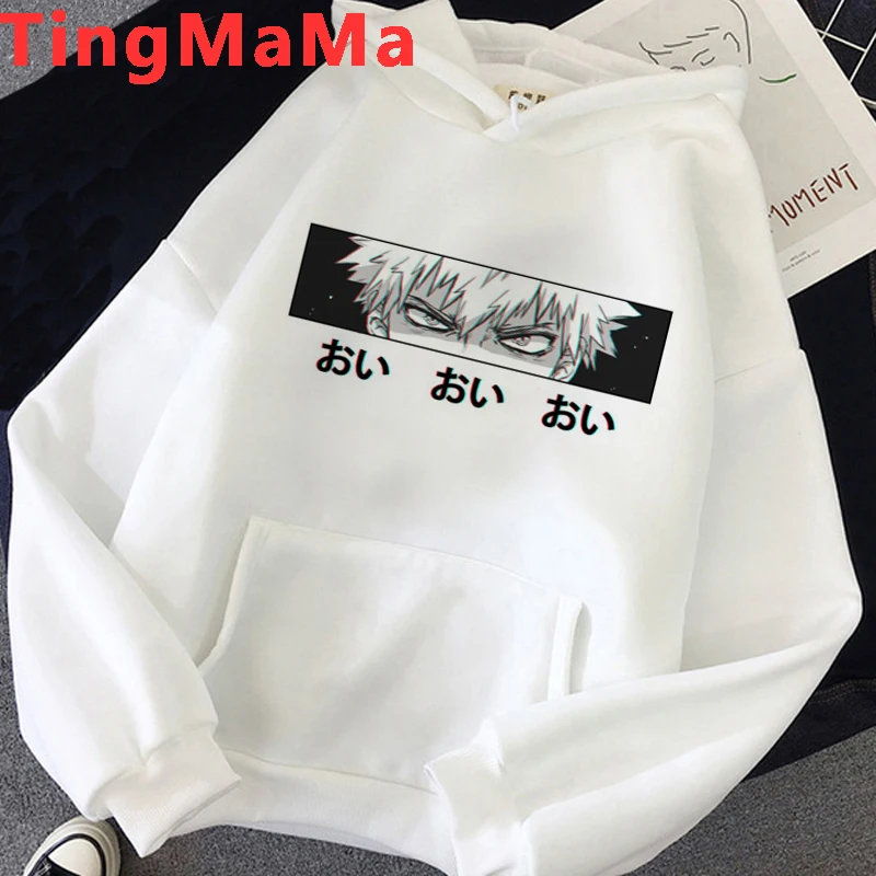 

Hot Japanese Anime My Hero Academia Hoodies Men Kawaii Bakugo Cartoon Graphic Streetwear Harajuku Unisex Sweatshirts Male