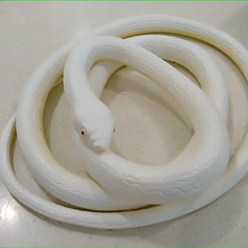 120cm Snake Props DIOCOS аниме Demon Slayer Kimetsu No Yaiba Iguro Obanai парики для косплея костюмы белые реквизиты, змея - Цвет: 120cm Snake Props