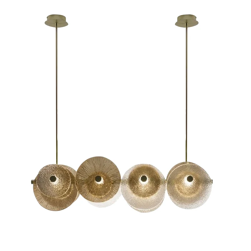 Современный минималистичный дизайнерский стеклянный ресторанный светильник