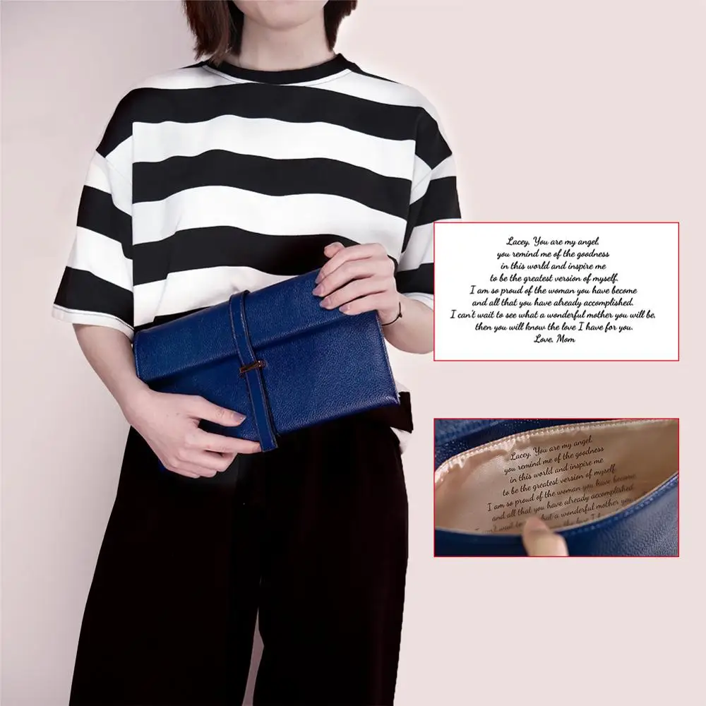 Treezara новый дизайн индивидуальный клатч женские повседневные косметички кошелек