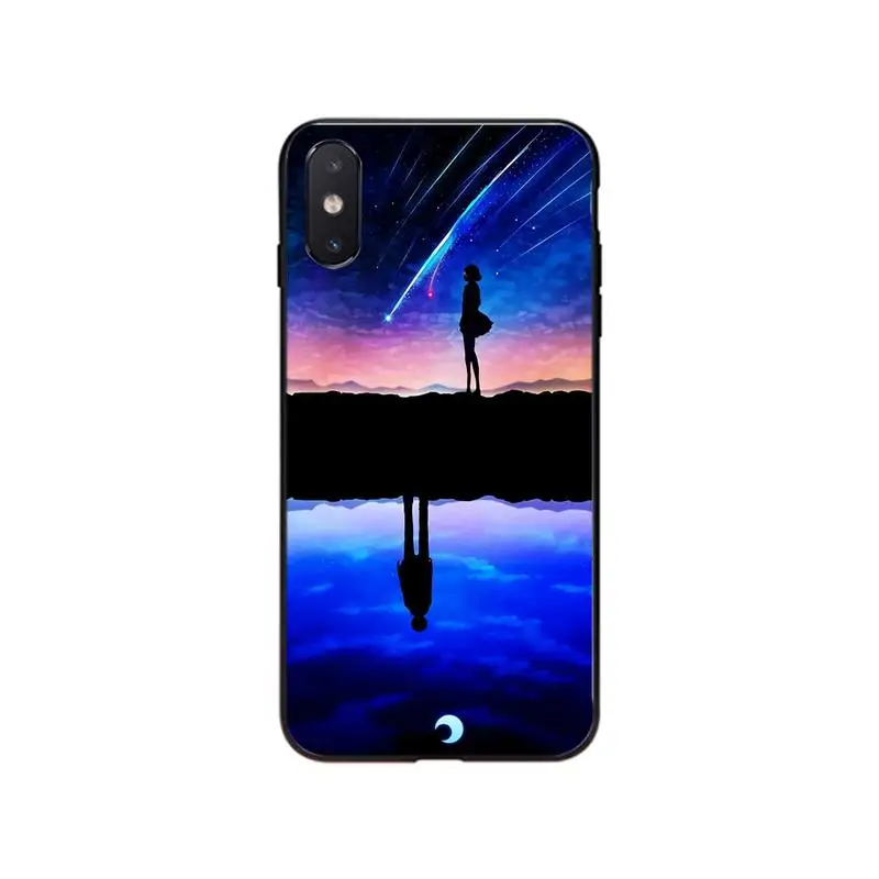 Японский аниме "Твоё имя" чехол для телефона iPhone 7 8 Plus X XS Max XR Coque iPhone 5s SE 2020 6 6s 11Pro.