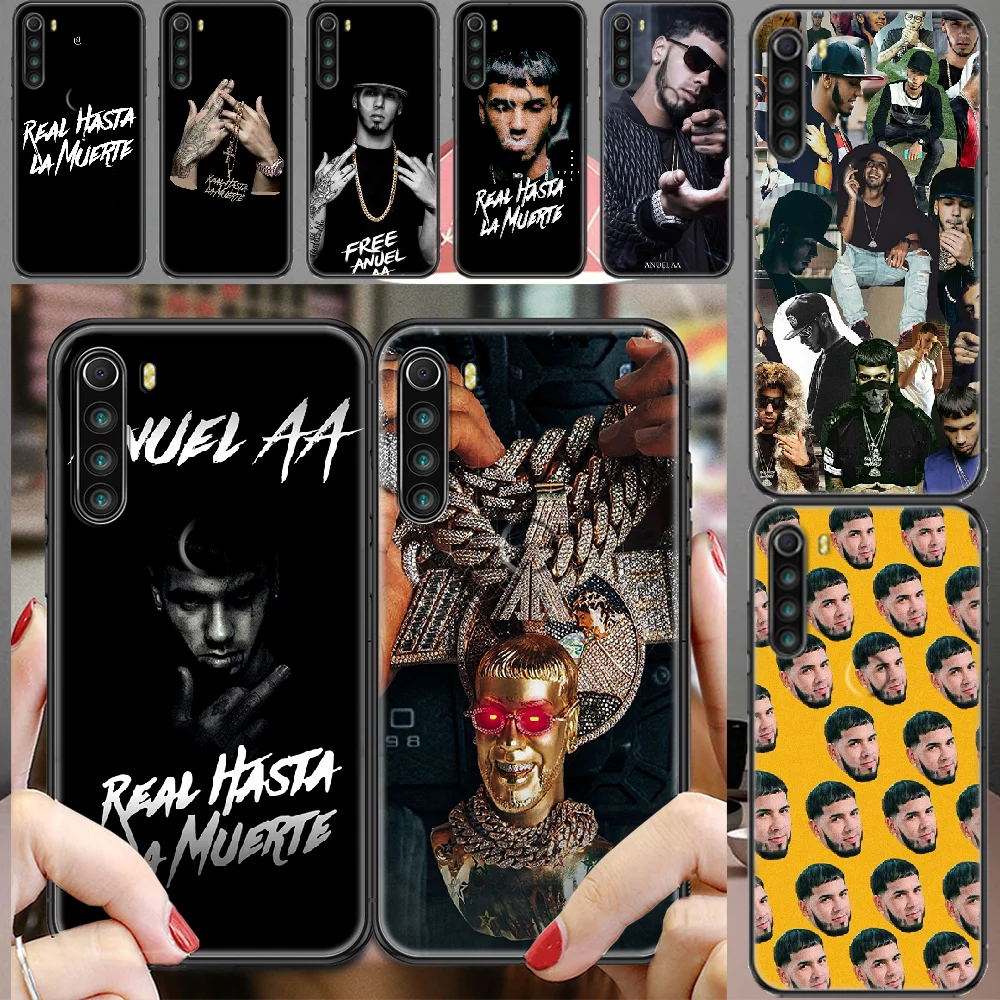 Чехол Anuel для Xiaomi Redmi Note 7 7A 8 8T 9 9A 9S K30 Pro черный | Мобильные телефоны и аксессуары