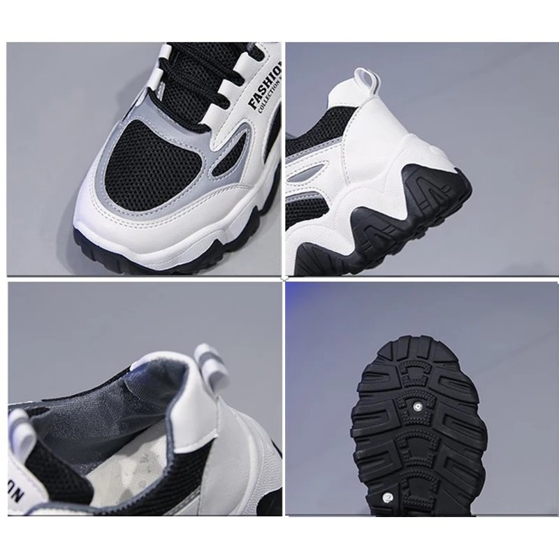 GRITION женская спортивная обувь Светоотражающие легкие удобные кроссовки на