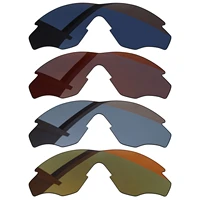 bsymbo 4 pieces black brown sliver grey bronzy gold polarized replacement lenses for oakley m2 frame oo9212 frame