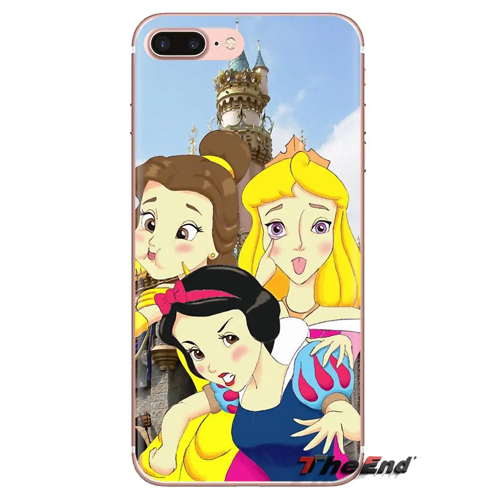 Пародия шутка тупой уход за кожей лица Принцесса силиконовый чехол для телефона
