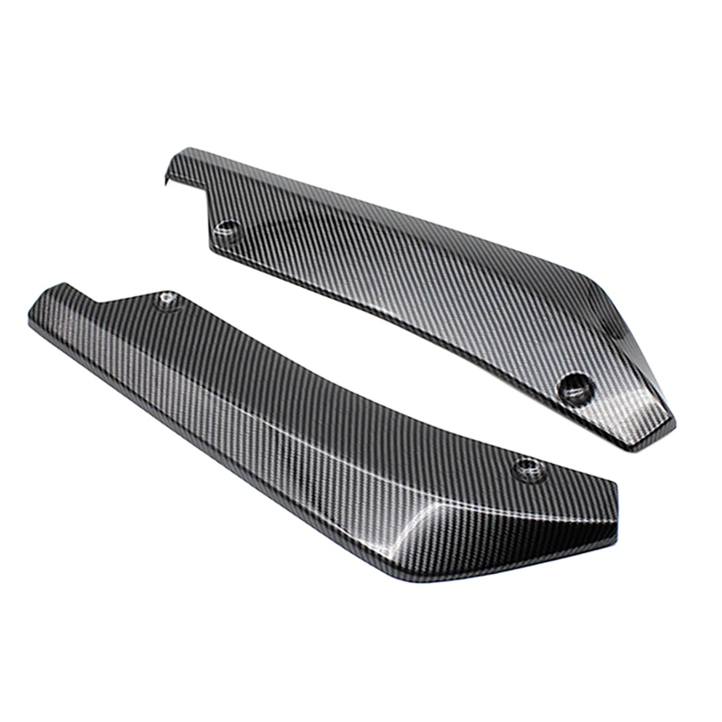 

Universal Car Rear Bumper Carbon Fiber Lip Angle Splitters Diffuser Bumper Lip Diffuser Splitter Spoiler