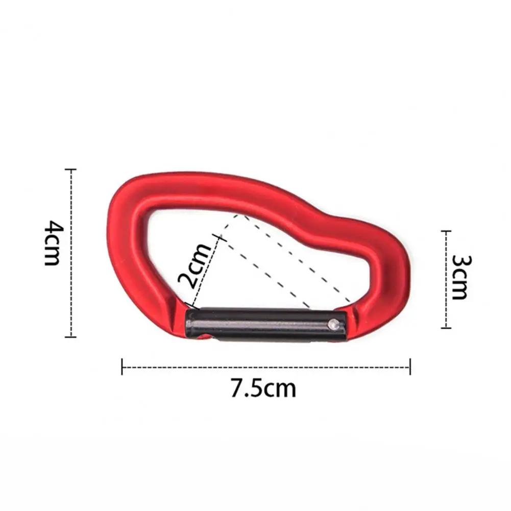 

Climbing Buckle D Shape Multi-function Aluminum Alloy Colorful Spring Carabiner for Rock Climbing Climbing Buckle