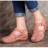 women sandals new summer shoes woman plus size 44 heels sandals for wedges chaussure femme casual gladiator platform shoes talon