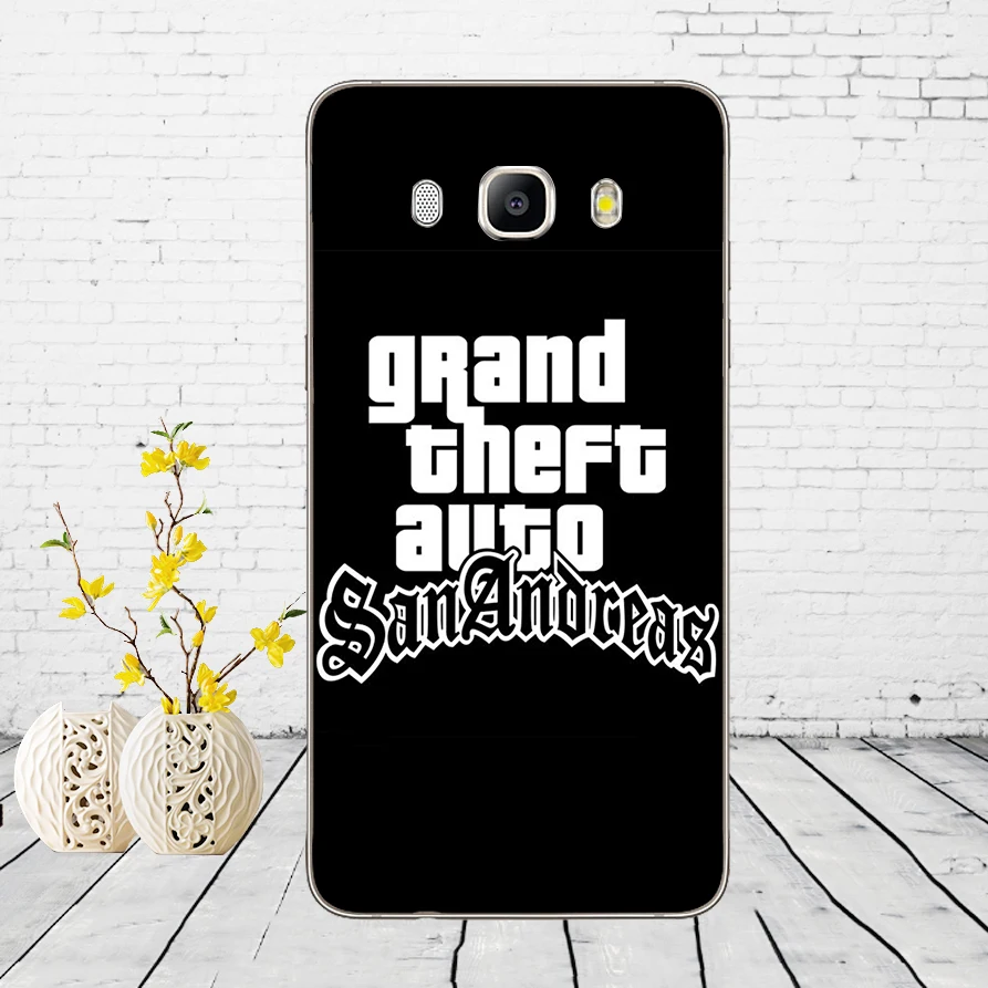 33DD Grand Theft Auto GTA V Мягкий силиконовый чехол для Samsung Galaxy a3 a5 2017 A6 A8 2018 j3 j5 j7 2016
