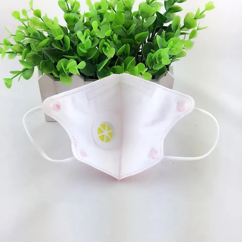 Нетканая ткань PM2.5 фильтр рот Маска дыхательный клапан анти дымка одноразовая
