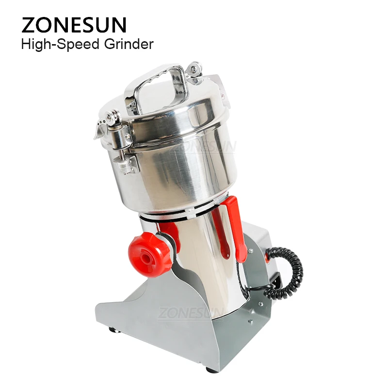 저렴한 ZONESUN 800g 스테인레스 스틸 가정용 전기 밀가루 밀 분말 분쇄기, 허브 옥수수 향신료 분쇄기 음료 기계 저렴한 ZONESUN 800g 스테인레스 스틸 가정용 전기 밀가루 밀 분말 분쇄기, 허브 옥수수 향신료 분쇄기 음료 기계