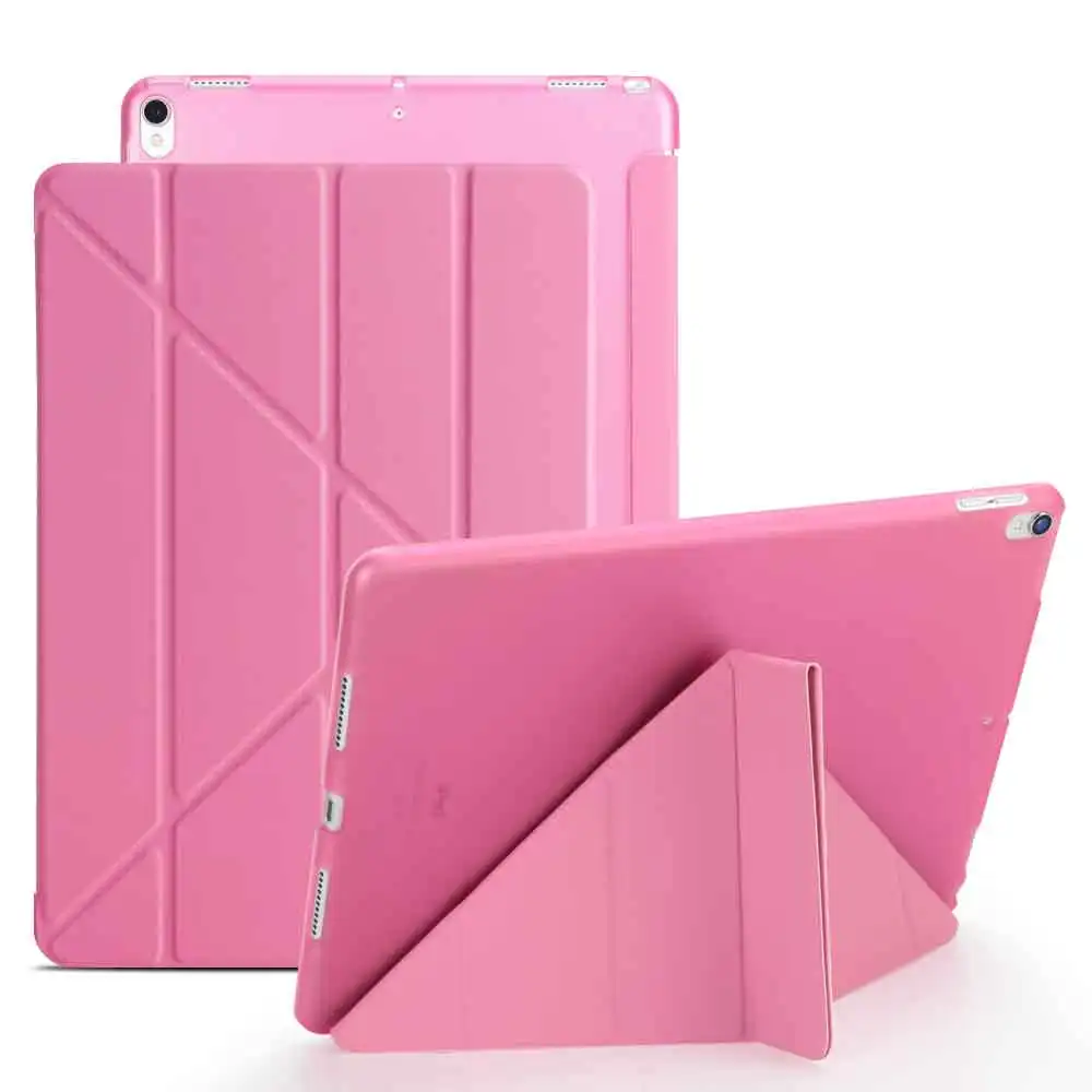 S-Pink Чехол для iPad Air 2(), тонкий кожаный мягкий ТПУ чехол с подставкой для iPad 6 Air2 A1566 A1567 со стилусом+ плёнкой - Цвет: S-Pink