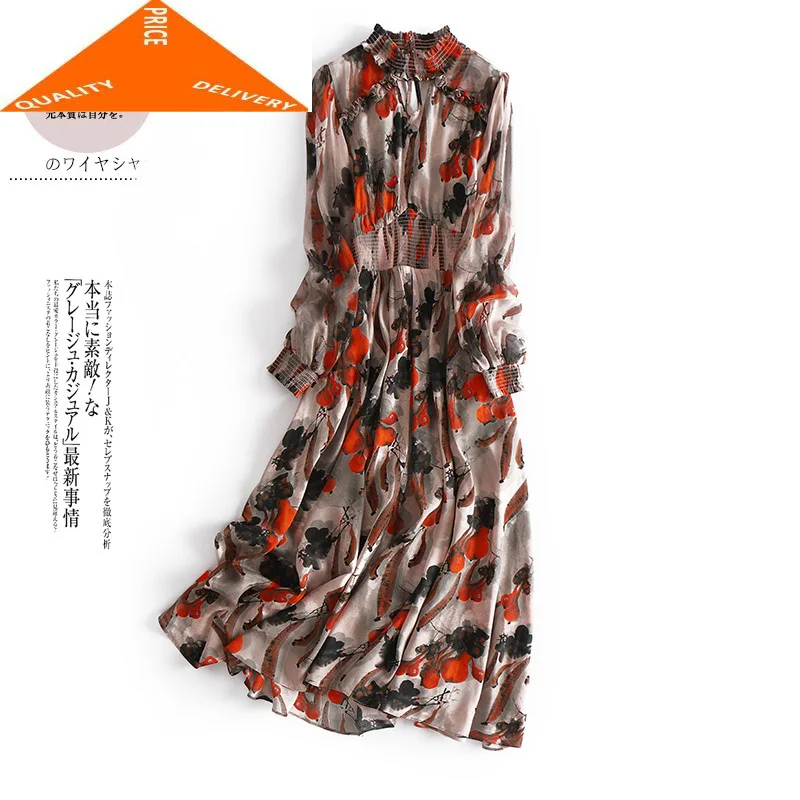 Женское длинное летнее платье из натурального шелка Элегантные Вечерние Платья