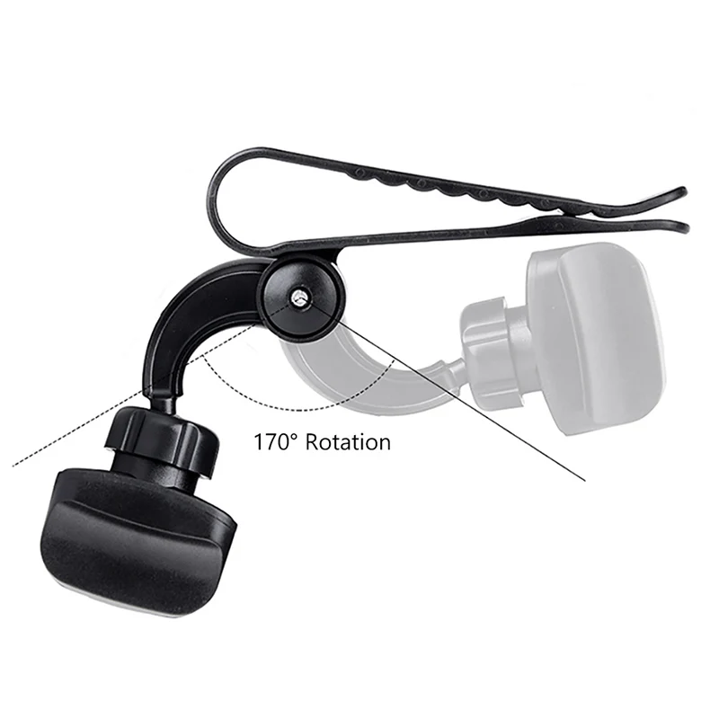 Универсальный автомобильный держатель для телефона на солнцезащитный козырек с