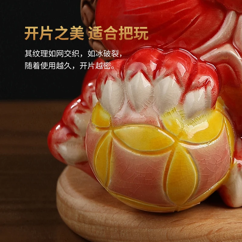 

creative Guochao painted pottery Tang Shi Xin Chinese style festive Ceramics Chinese style living room TV cabinet decoration